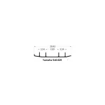 510-629 | Yamaha Wearbar Length  21.50”, Stud 4