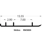 RM3004 | Carbides (Pair) Polaris/Skidoo 4 Magnum 60 (Blow Molded Skis)