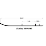 RM4804 | Carbides (Pair) Skidoo 4 Magnum 60 - 2 Studs 9 Spacing