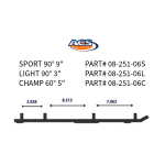 08-251-06L |  Yamaha ACS Lite Carbide Runners