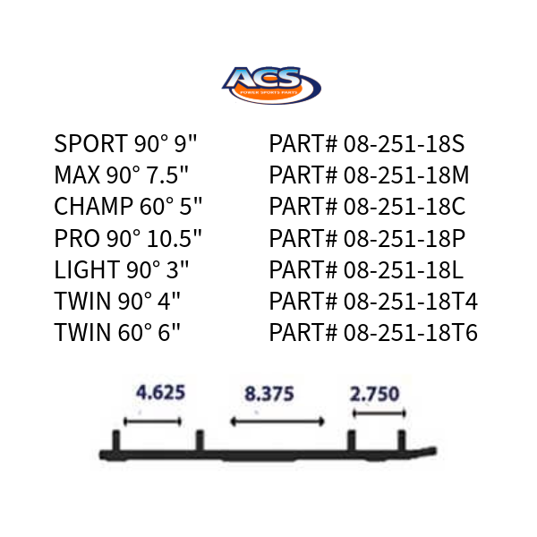 thumb_K8A_08-251-18S 08-251-18S | Yamaha ACS Lite Sports Carbide Runner - Image 1