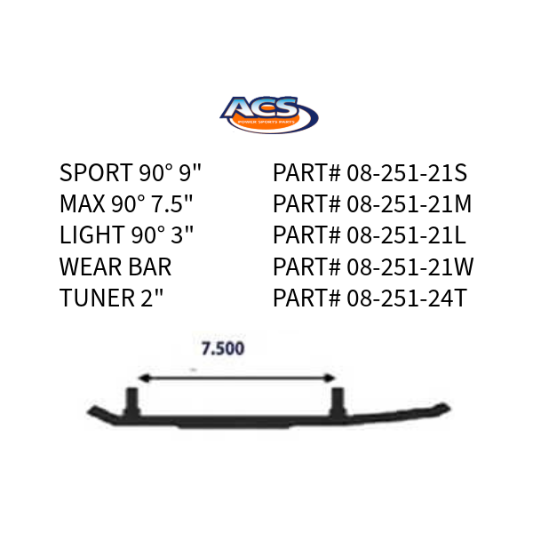 08-251-21W | Yamaha Wear bar