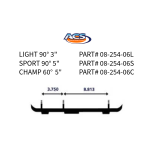 08-254-06L|   Ski-doo ACS Lite Carbide Runners