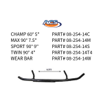 08-254-14W | Ski Doo Wear bar