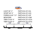 08-257-03W | Arctic Cat Wear Bar