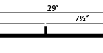 510-410 | Ski-Doo Wearbar Length 29.562”, Stud 2
