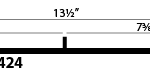 510-424 | Ski-Doo Wearbar Length 14.00”, Stud 1