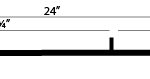 510-602 | Yamaha Wearbar Length 23.75”, Stud 2