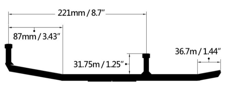 thumb_bot_810-286 810-286 | Polaris Wearbar And Carbides Hardweld - Image 1