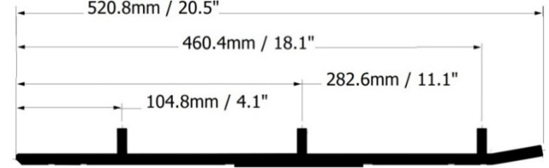 thumb_bot_810-420 810-420 | Ski-doo Wearbar And Carbides Hardweld - Image 1