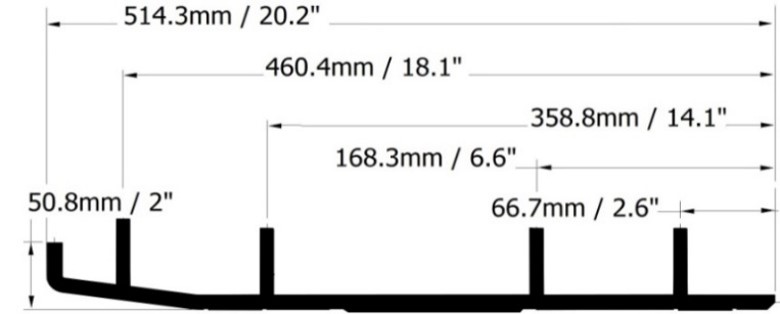 thumb_bot_911-438 911-438 | Ski Doo Wearbar and Carbides Ripper 4 - Image 1