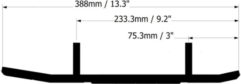 thumb_bot_915-450 915-450 | Ski-doo Wearbar And Carbides Slasher 6 - Image 1