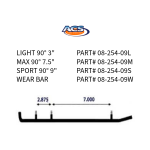 08-254-09S |  Ski Doo ACS Lite Sports Carbide Pair