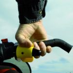 300831 | Throttle Thumb Lever Yellow